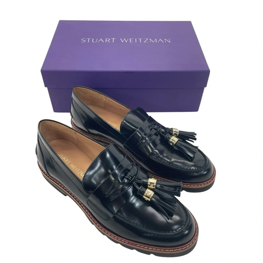 NIB Stuart Weitzman Manila Shoes 8 1/2 Black